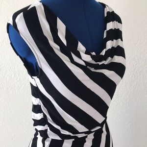 Calvin Klein Striped cotton dress